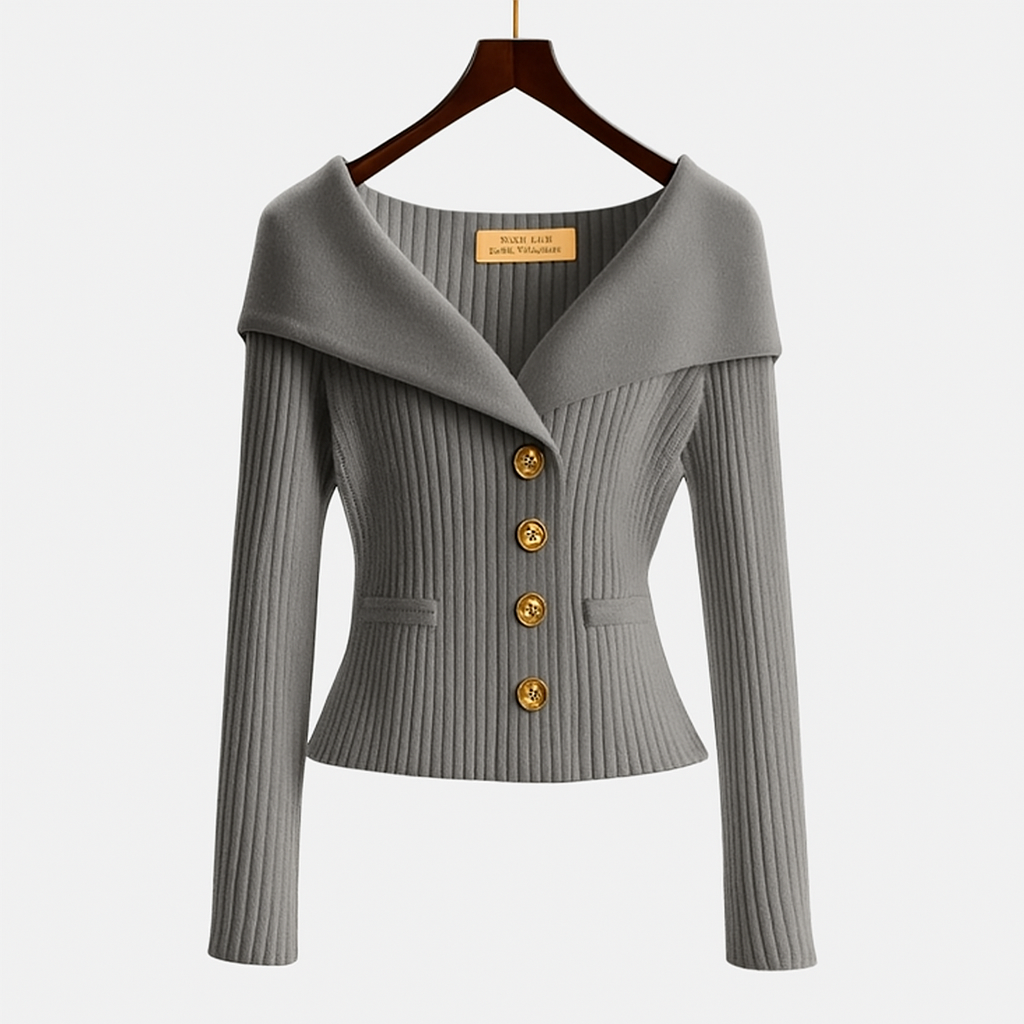 Blazer Mujer de Punto Comodo Versatil Corte Clasico - Mavetta
