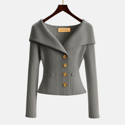 Blazer Mujer de Punto Comodo Versatil Corte Clasico - Mavetta