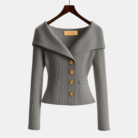 Blazer Mujer de Punto Comodo Versatil Corte Clasico - Mavetta