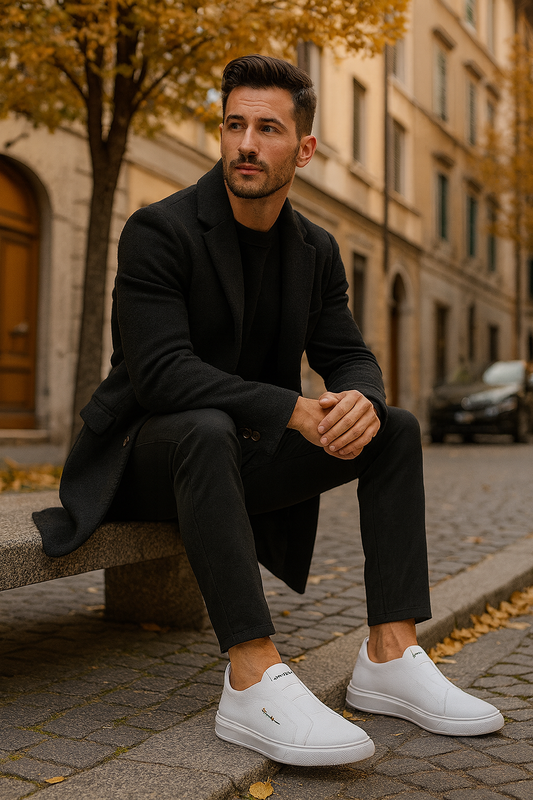 Zapatos Slip-On Hombre Cuero Suave Confortables - Mavetta