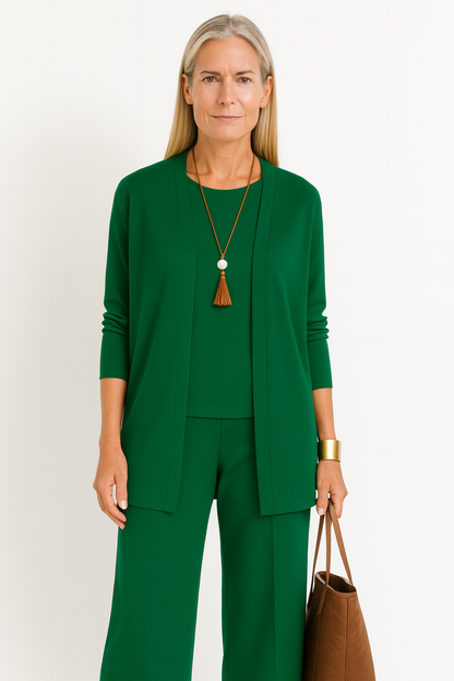 Conjunto Mujer de Pana Elegante Ajuste Clásico