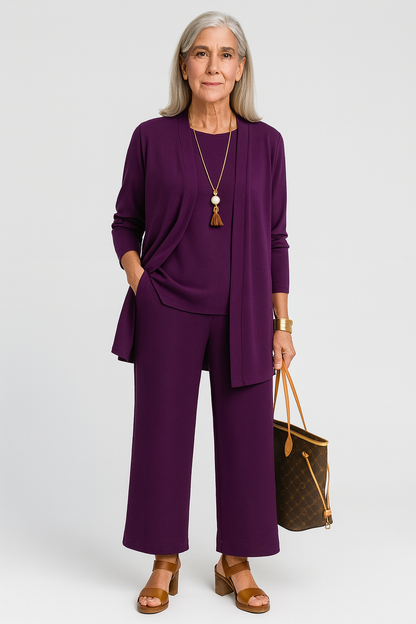 Conjunto Mujer de Pana Elegante Ajuste Clásico