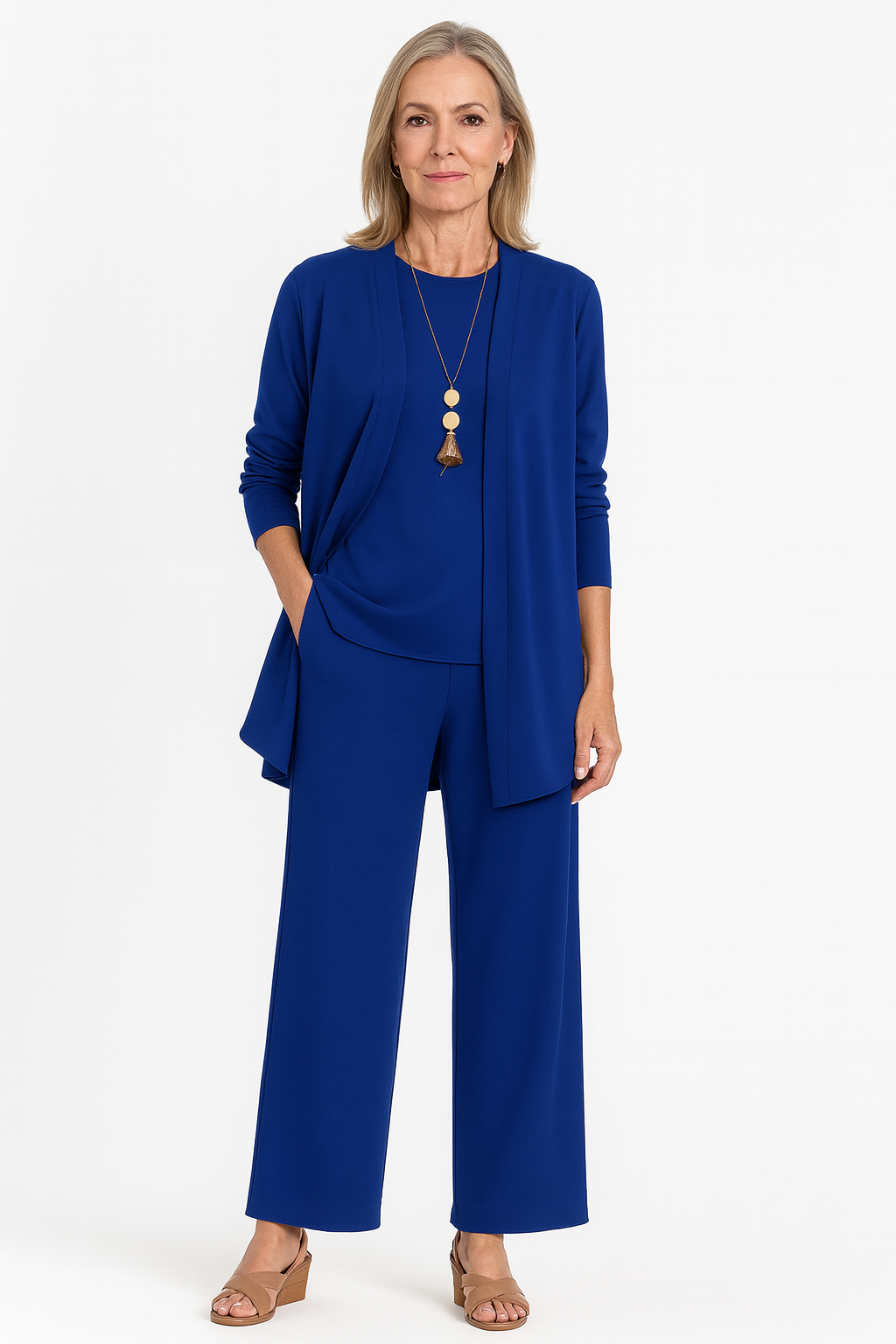 Conjunto Mujer de Pana Elegante Ajuste Clásico
