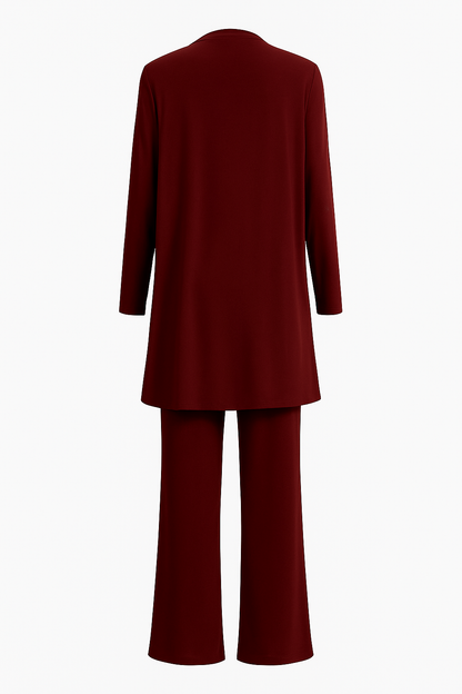 Conjunto Mujer de Pana Elegante Ajuste Clásico