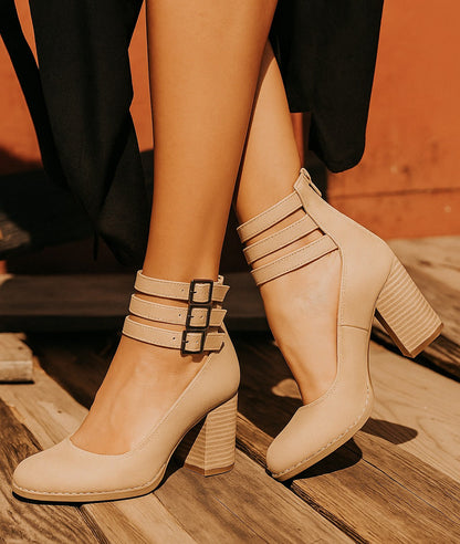 Tacones Niña Elegantes Comodos Ajuste Clasico