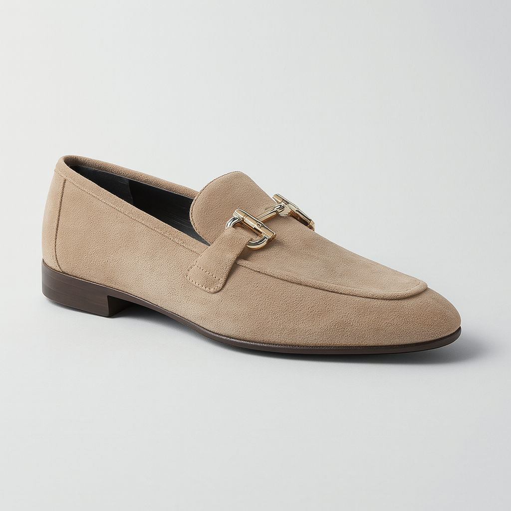 Mocasines Hombre con Hebilla Metálica Clásicos