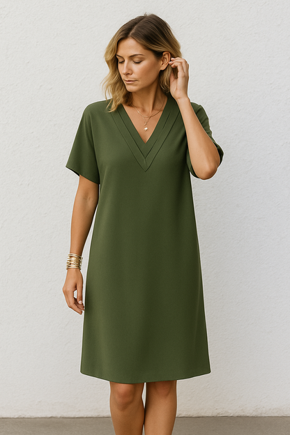 Vestido verano mujer Escote en V ligero - Mavetta