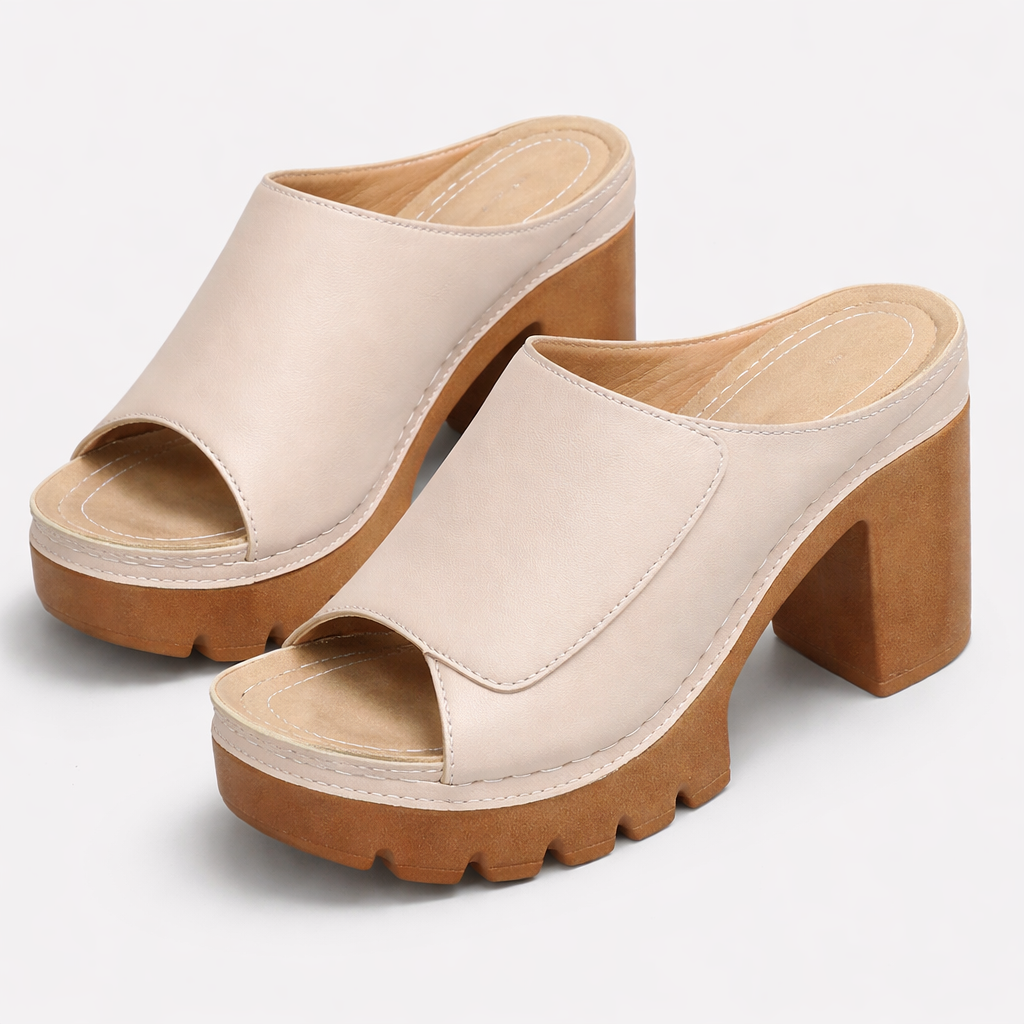 Tacones Mujer con Plataforma y Diseño Elegante