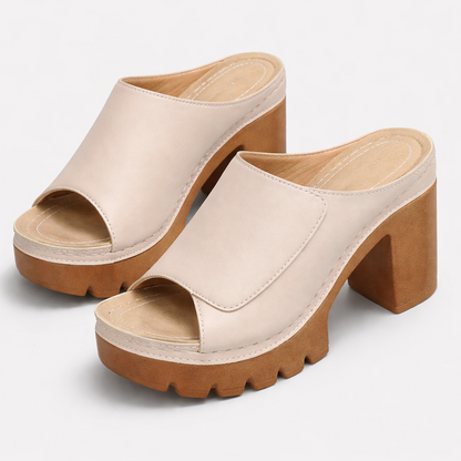 Tacones Mujer con Plataforma y Diseño Elegante