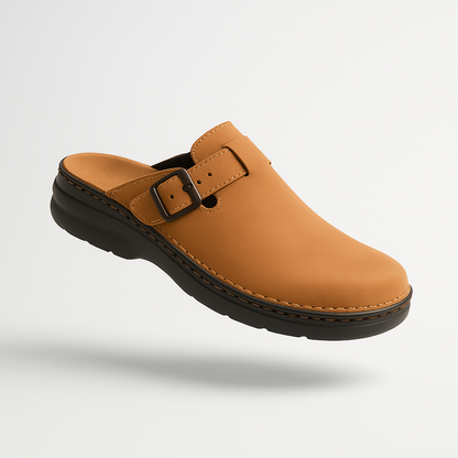 Zapatillas ortopédicas mujer de piel diseño cómodo