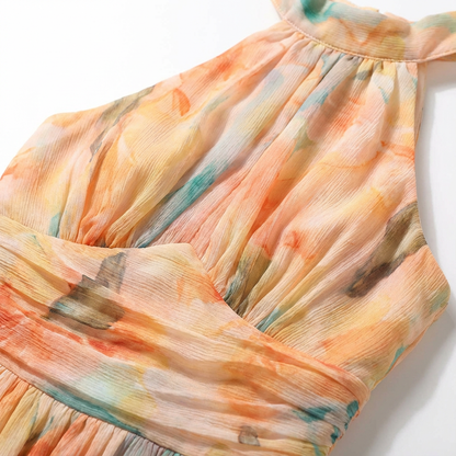 Vestido Maxi Mujer de Corte Halter