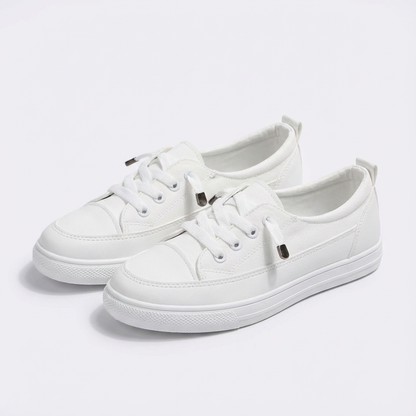 Zapatillas Mujer de Lona con Cordones Suela Plana - Mavetta