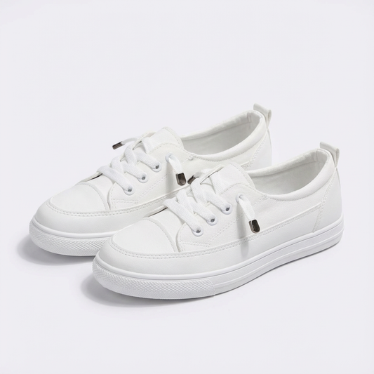 Zapatillas Mujer de Lona con Cordones Suela Plana - Mavetta