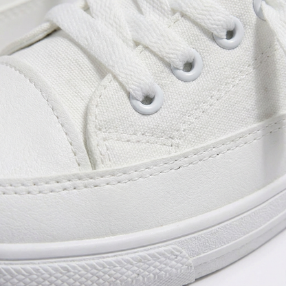 Zapatillas Mujer de Lona con Cordones Suela Plana
