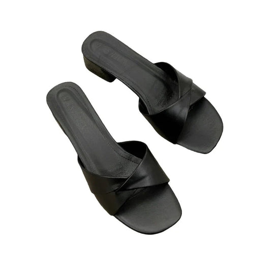 Sandalias Mujer Tacón Corto Verano Elegantes - Mavetta