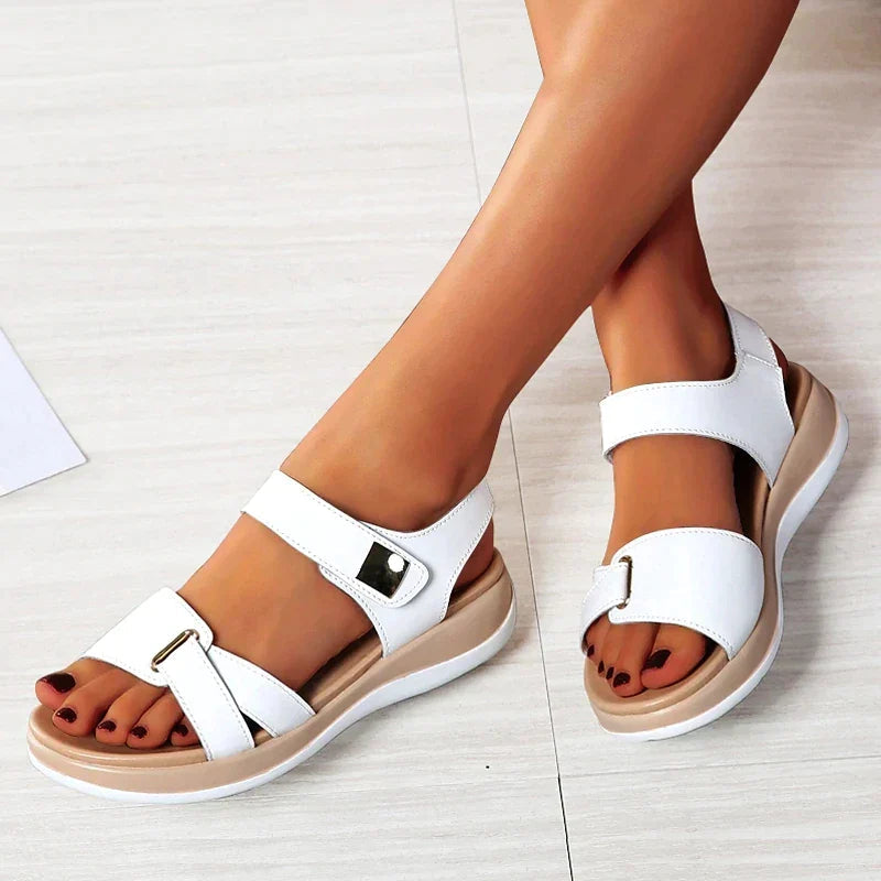 Sandalias Plataforma Mujer Ortopédicas con Soporte Ergonómico - Mavetta