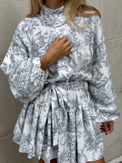 Vestido Camisero Mujer con Cinturón Ajuste Elegante