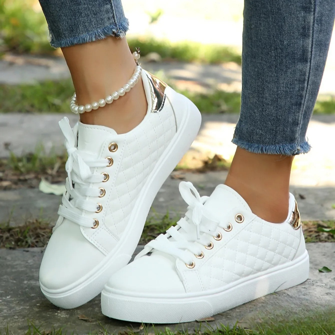 Zapatillas Mujer con Cordones Diseño Acolchado Cómodo