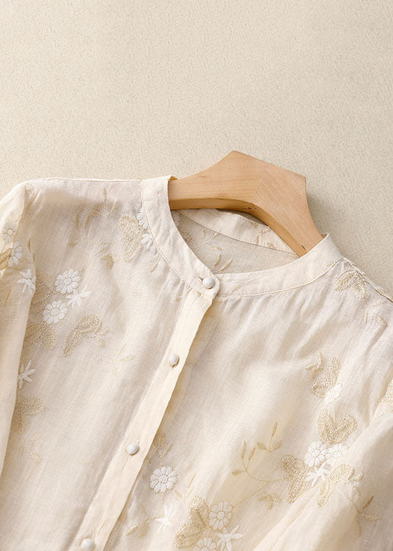 Blusa Mujer de Tela Ligera Estampado Floral Ajuste Moderno