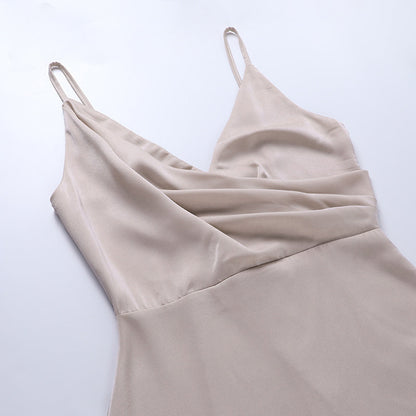 Vestido de fiesta mujer con abertura alta y diseño cómodo