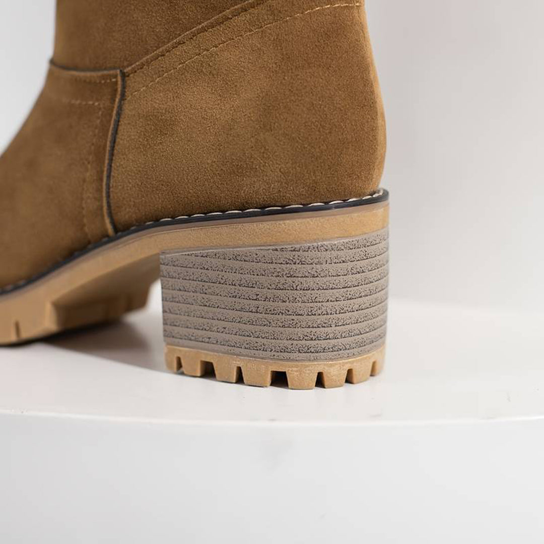 Botas Mujer Invierno Tacón Alto Aislantes Calidas