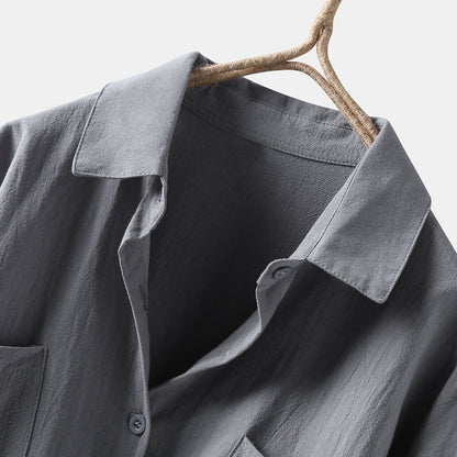 Blusa Mujer de Encaje Manga Larga Corte Oversize