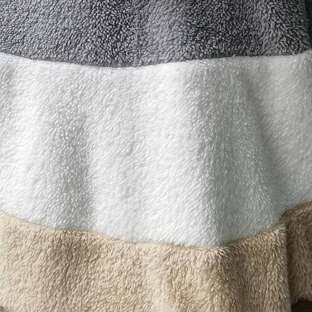 Chaqueta Mujer de Forro Polar con Capucha Ajuste Regular