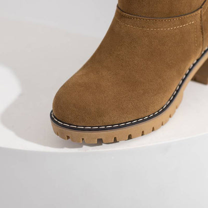 Botas Mujer Invierno Tacón Alto Aislantes Calidas