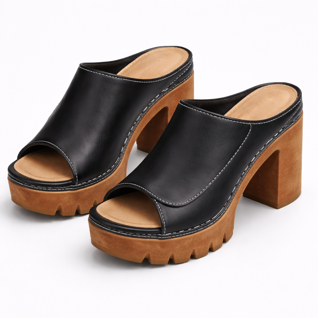 Tacones Mujer con Plataforma y Diseño Elegante