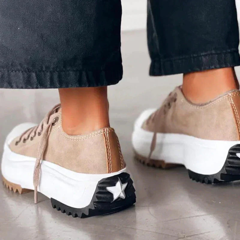 Zapatillas Altas Mujer con Plataforma Casual