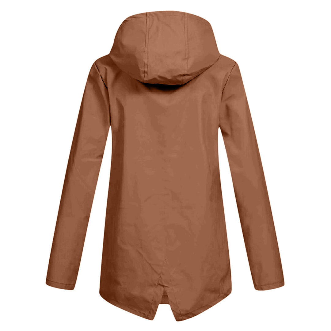 Impermeable Mujer Moderno Ajuste Elegante