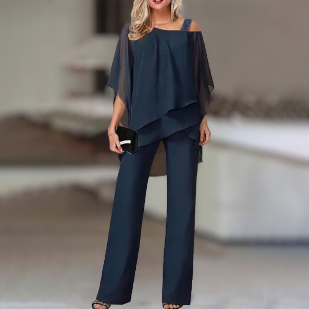Conjunto Mujer Fluido Versátil para Cócteles y Fiestas - Mavetta
