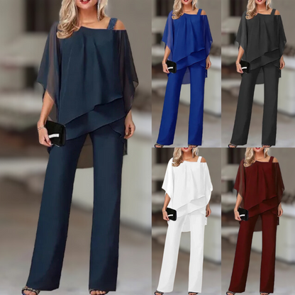 Conjunto Mujer Fluido Versátil para Cócteles y Fiestas