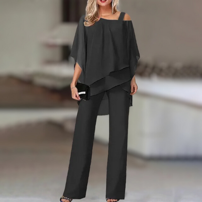 Conjunto Mujer Fluido Versátil para Cócteles y Fiestas