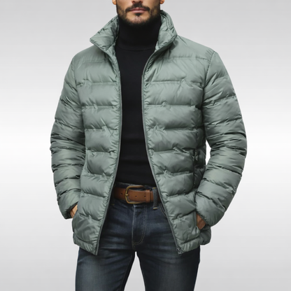 Chaqueta Acolchada Hombre Resistente al Clima Estilo Moderno