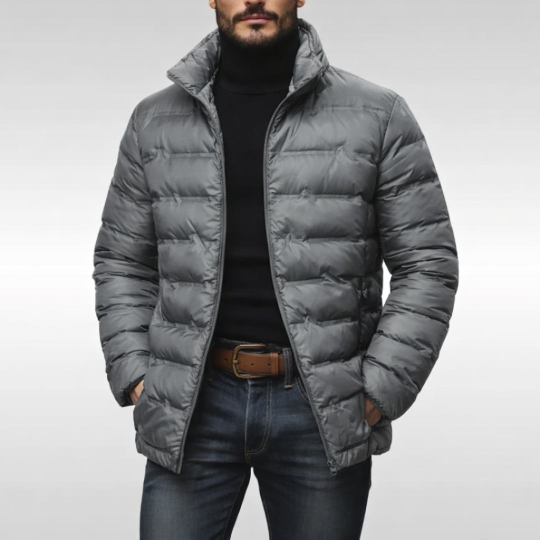 Chaqueta Acolchada Hombre Resistente al Clima Estilo Moderno