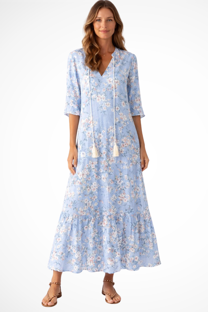 Vestido maxi mujer estilo bohemio playa