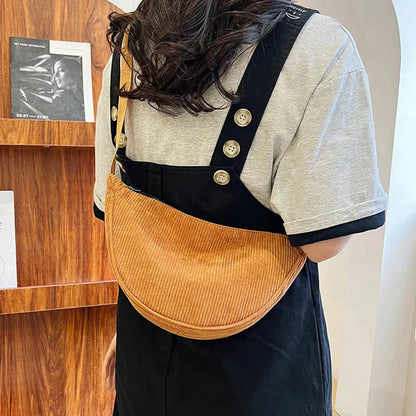 Bolso cruzado Mujer de Pana Ajuste Elegante