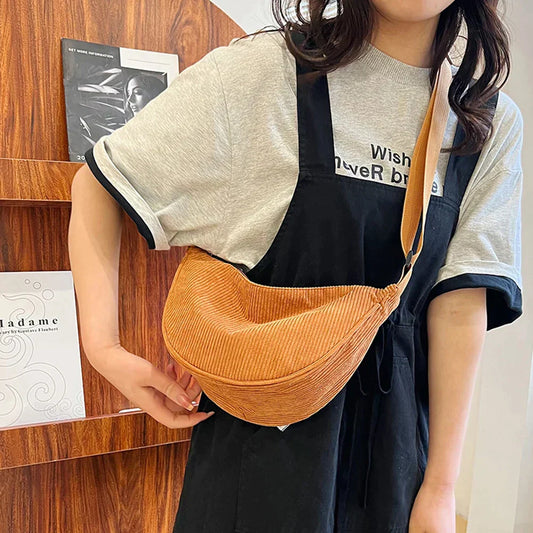 Bolso cruzado Mujer de Pana Ajuste Elegante - Mavetta