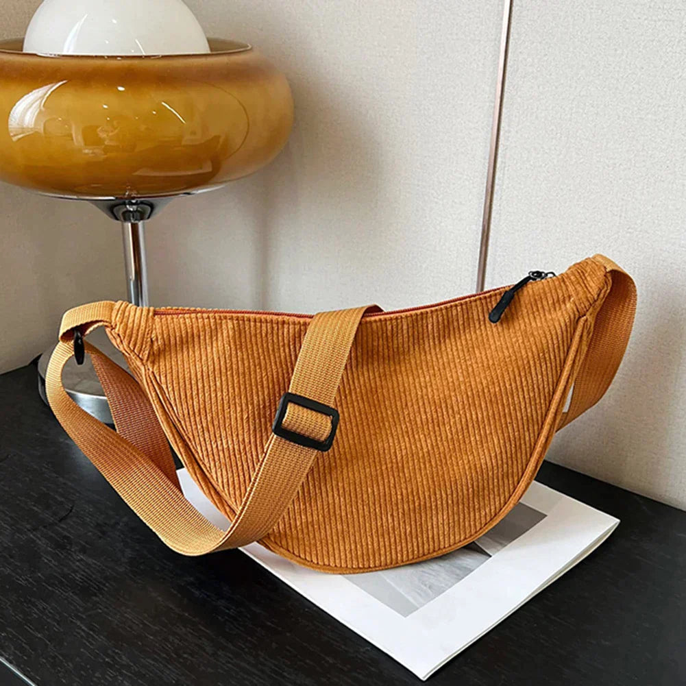 Bolso cruzado Mujer de Pana Ajuste Elegante
