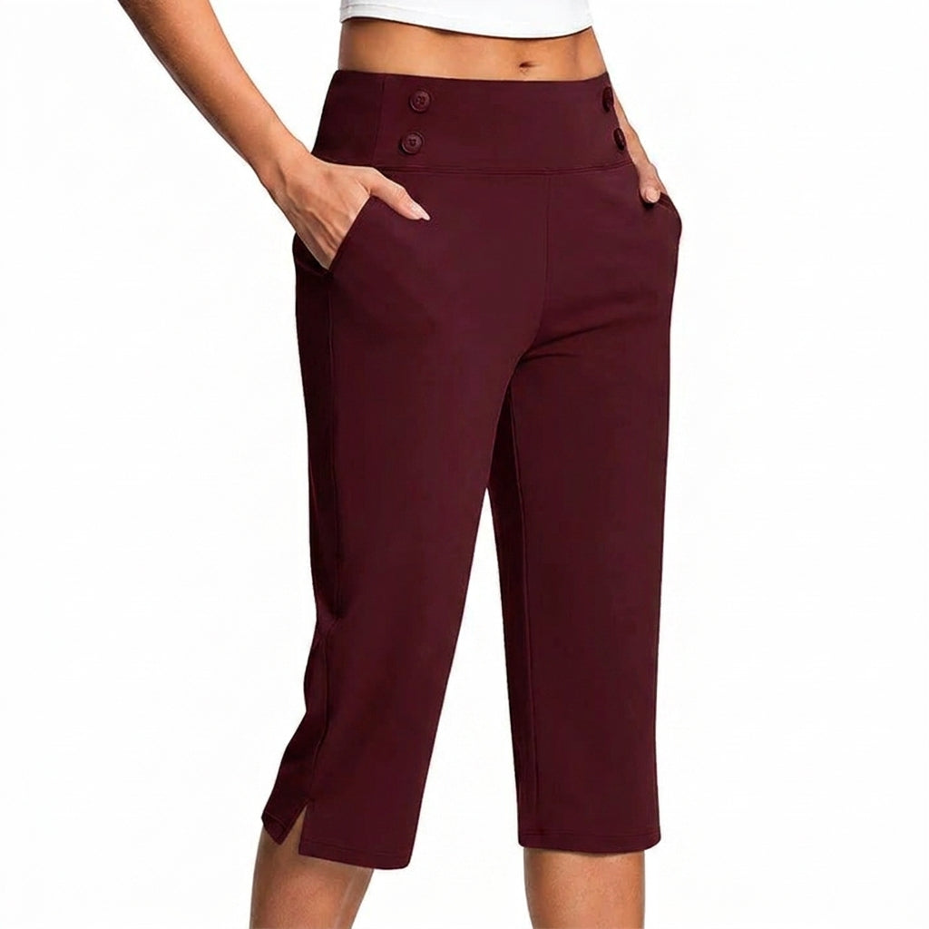 Pantalones Yoga Mujer Efecto Moldeador Ajuste Elegante