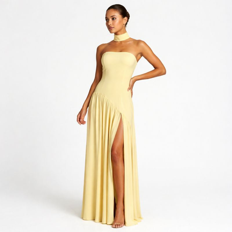 Vestido Maxi Mujer sin Tirantes Ajuste Suelto - Mavetta