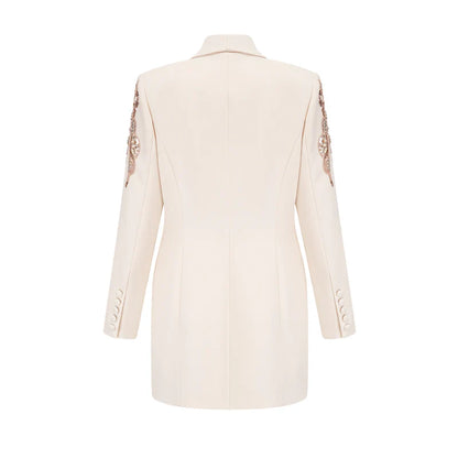 Vestido Blazer Mujer con Lentejuelas Adornado