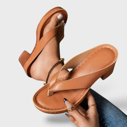 Sandalias mujer ortopédicas tacón cómodo