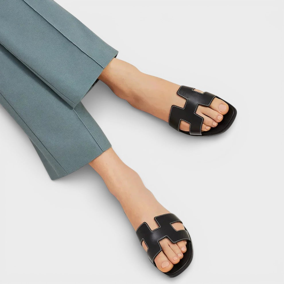 Sandalias Planas Mujer Diseño Estilo H - Mavetta