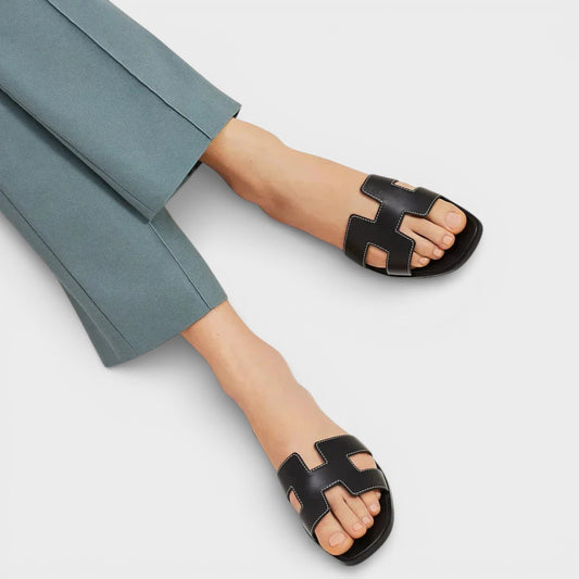 Sandalias Planas Mujer Diseño Estilo H - Mavetta