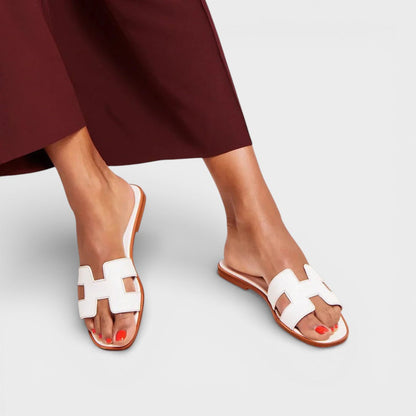 Sandalias Planas Mujer Diseño Estilo H