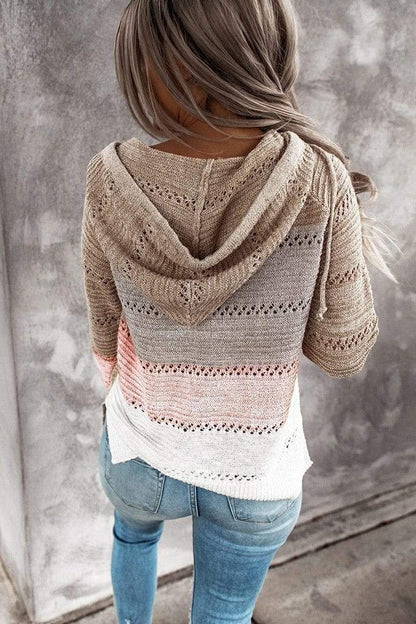 Jersey Mujer de Punto Cuello en Pico Ajuste Regular