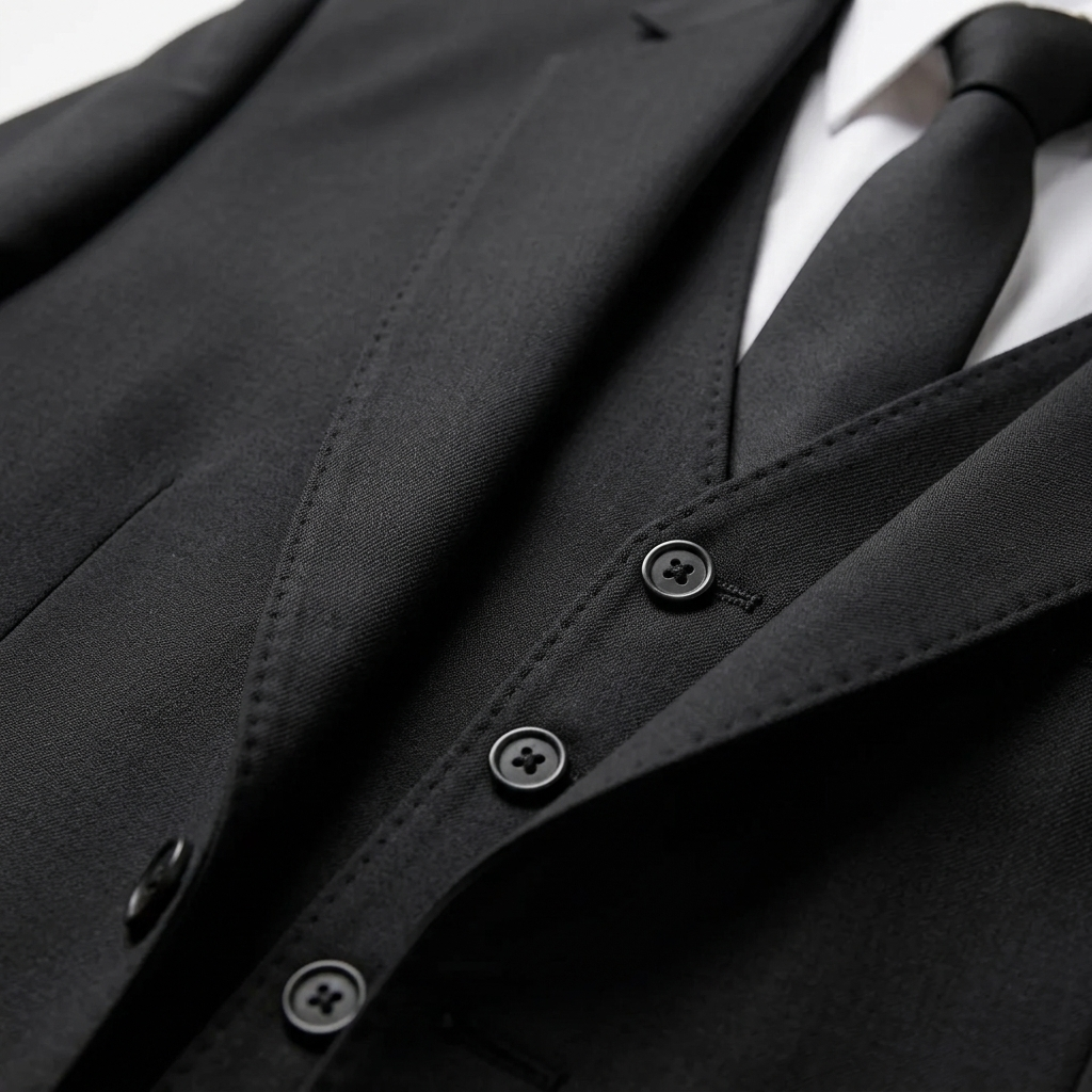 Traje Hombre Tres Piezas Solapa de Muesca Chaleco