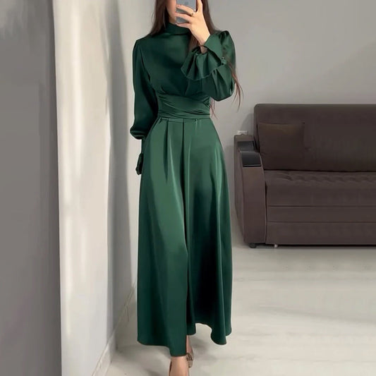Vestido Mujer Elegante con Cinturón Ajustable - Mavetta